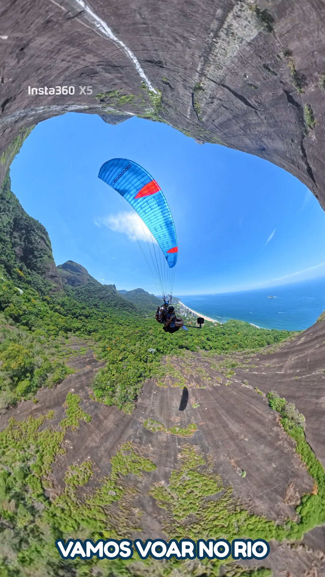 Vista aérea da Praia de São Conrado