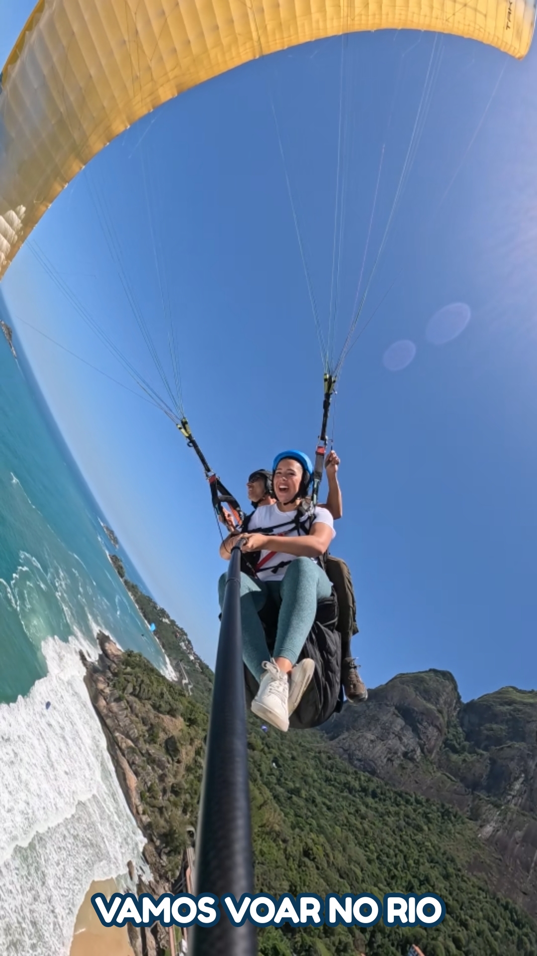 Voo duplo de parapente